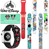 [HOT JUXXKWIHGWH 514] ใหม่ Disney Mickey Minnie สายซิลิโคนสำหรับ Apple Watch Band 41มม. 45มม. 44มม. 42มม. 40มม. 38มม. สร้อยข้อมือสำหรับ IWatch SE 7 6 5 4 3 2 1