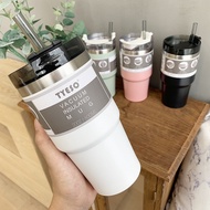 JE.ID Tumbler Vacuum Flask With Straw Tyeso 600ML / Termos Trevel Untuk Coffe / Mug Tyeso Stainless 