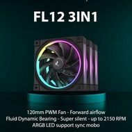 Deepcool FL12 BLACK WHITE 3 in 1 Fan Casing 120mm