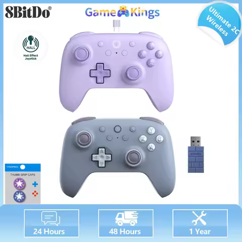 8BitDo -Ultimate 2C Wireless 2.4G Controller For PC,Windows 10, 11, Android,Ultimate C Wired Gamepad