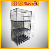 Fast Shipping Malaysia Stock XXL SIZE  Sangkar Kucing 3 Tingkat / Cat Cage 3 Level Extra Large  110