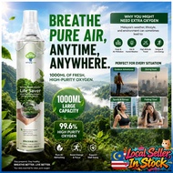 1000ML oxygen cylinder purity 99.6% portable oxygen tank outdoor mountaineering emergency breathing 