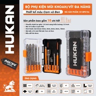 Bộ phụ kiện đa năng HUKAN G1-BPK10c Mũi khoan và mũi vít đa năng