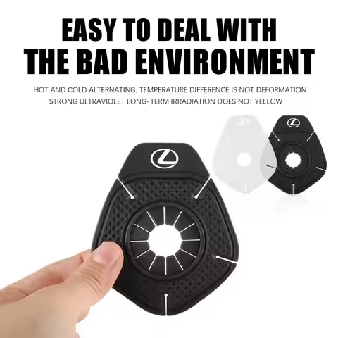 2Pcs Car Logo Windshield Wiper Protective Cover Auto Accessories For Lexus LS LC IS30 ES300h ES300 I