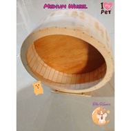 (The Ham's) 15 cm Medium WHEEL Large Wooden WHEEL Mini Hedgehog Toy, SugaGlider, Hamster