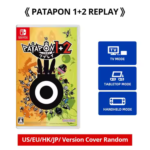 100% Official Nintendo Switch Games Deals PATAPON 1+2 REPLAY Physical Game Card Action Genre Game fo