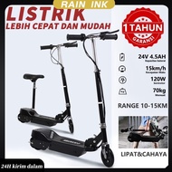 Sekuter Listrik Anak Dewasa Murah Lipat Skuter Listrik Duduk Scoter