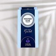 ถุงยางอนามัย บางพิเศษ  Pure Feel 10 36 Condoms Size 60 64 or 69 mm  [Mister Size®]