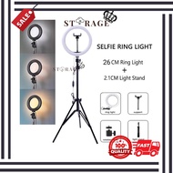 Adjustable Light Stand for Fb Live with Two 2 Phone Clip 200 CM TRIPOD