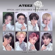 ATEEZ 三代手燈小卡
