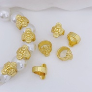 A1042 [Monochrome Monochrome Get 1 Free for Orders Over 5 Pieces] 14K Gold-Clad Color-Preserving Cop