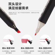 Double-Headed Marker Set 168-Colored Marker Marker 80-Color Children's Painting Set 24-Color Oily Ma