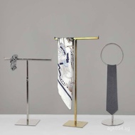 Scarf Rack Stand Clothing Store Rack Stainless Steel Tie Scarf Display Rack Z655T Scarf Holder Bag H