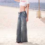 TWENTI Retro Low-Rise Flared Jeans