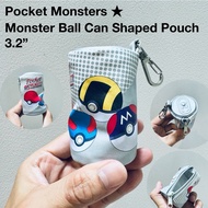 Keychain Zip Bag Coin Purse Ball Pokemon Size 3.2 Pocket Monsters Monster Can Shaped Pouch 8/67