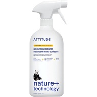 ATTITUDE All Purpose Cleaner Spray, EWG Verified, Vegan, Made with 94% Plant-Based Ingredients, Stre