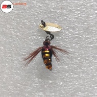 BS Boxed Head Fly Melon Seed Glitter Modified Kung Fu Fly Fly Fly Fly Bait Micromaterial Luya Bait