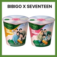 KOREA[BIBIGO X SEVENTEEN] NEW Korean Cup Tteokbokki – Cheese cup+Rose cup/Microwave for 3 minutes