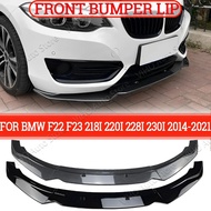 Car Front Bumper Lip Body Kit Spoiler Splitter Bumper Canard Lip Splitter For BMW 2 Series F22 F23 2