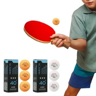 【Must-Have Style】 Table Tennis 3 Stars Competition Training Balls New Materials High Elasticity Quality Ping-Pong Balls 40mm