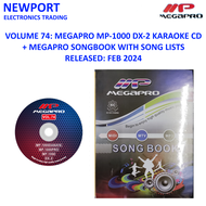 VOLUME 74 MEGAPRO MP-1000 CD AND SONGBOOK WITH COMPLETE SONG LISTS (RELEASED FEBRUARY 2024)