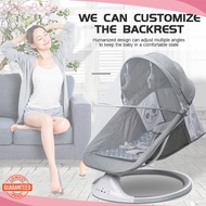 Cribs HighEnd Baby Gear Music Remote Control Mastela Electric Baby Swing Leaf Bassinet Rocking Mosquito Net JOLLYGEAR