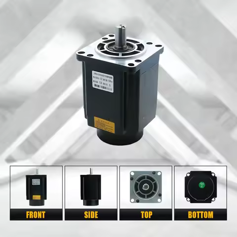 HLTNC 3Phase AC Stepper Motor Kit 110mm 12N.m 110BYG350B 3M2280-10A Driver 220V Hybrid 5.8A CNC Rout