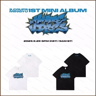 YB3 SEVENTEEN SCOUPS X MINGYU 220g cotton tee 1st Mini Album HYPE VIBES T-shirt short sleeve top BY3