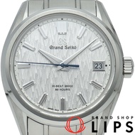 精工 Grand Grand Seiko機械高頻 36000 40mm 白樺木 Evolution 9 系列 SLGH005/9SA5-00C0，附錶盒、保固卡，不鏽鋼材質，男士腕錶，銀色，拋光處理，