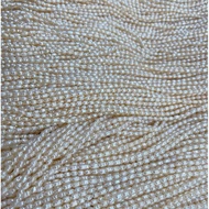 Long grain rice grain mussels 3-4 mm long 36cm to make necklaces, bracelets, ngoctraianchi