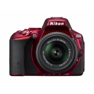 **USED** Nikon Digital SLR Camera D5500 18-55 VRII Lens Kit Red 24.16 Megapixels 3.2-inch LCD Touch 
