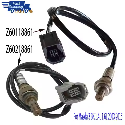 2pcs For Mazda 3 BK 1.4L 1.6L 2003-2015 Oxygen O2 Sensor Upstream Downstream Z60118861 Z60218861 Car