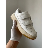 AAA+ Acne 2024 Thick-Soled Casual Smile Design White Sneakers - Women’s Comfortable Height Increase
