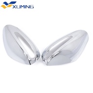 Xuming สำหรับ Hyundai Sonata I45 2010 2011 2012 2013 ABS Chrome รถด้านข้างประตูกระจกมองหลังภายนอกอุป