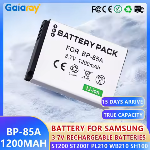 BP-85A BP 85A BP85A Battery 3.7V 1200mAH Rechargeable Li ion Battery For Samsung ST200 ST200F PL210