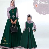 Renata couple Busana Muslim Ibu Dan Anak Gamis Gaun Model Terbaru Dan terlaris Dan Termurah Kualitas Terbaik