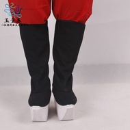 Opera Martial Arts High Boots Plastic Thick-Soled Rubber-Soled High Boots Ancient Costume Inner Heig