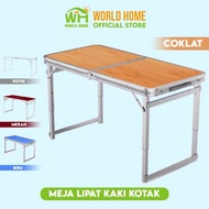 Meja Lipat Koper Portable Meja Kaki Kotak Meja Kerja Lipat Meja