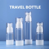 Homehub Vacuum Spray Bottle Travel Pump Mist Small 100ml Set Airless Dispenser Refill Shampoo Lotion