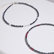 極纖細2mm鑽石切割鈦赫茲腳鍊