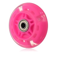 Roda Skuter Karet PU Lampu Led 80Mm Tidak Ada Suara Roda Skate Sepatu Roda Karet Roda Inline Skate S