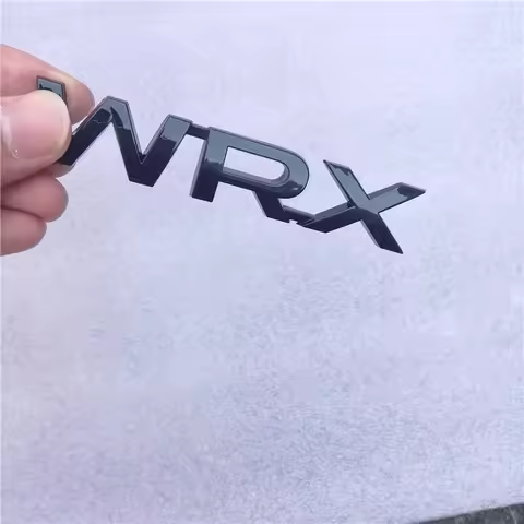 1PCS Styling ABS Glossy WRX Rear Trunk Badge Emblem for Subaru Impreza Legacy Forester BRZ Rally WRX