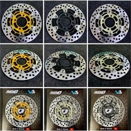 TQ6 BLACK RACING MOTO3 220MM DISC BRAKE DISC (4 HOLES) A3T 5501