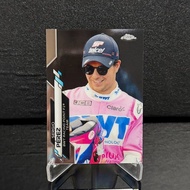 F1 Topps Chrome Card (2020) - Sergio Perez BWT (First Year Card - 2020 F1) - RARE