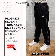 Plus Size Tracksuit Seluar Tracksuit Saiz Besar S-10XL Seluar Sukan Lelaki ( Tahan Lasak ) Tracksuit