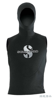 游龍潛水●SCUBAPRO EVERFLEX HOODS VEST 2.5MM 頭套背心防寒衣 防寒背心(男女適穿)