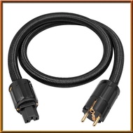 [chasoedivine.] 12AWG HiFi Power Cable, HiFi Power Cable EU Power Cable, 250V/15A for Speakers, Subw