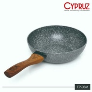 Deep Fry Wok 20cm Induction Frying Pan Ceramic Marble Cyprus 20cm