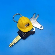 8H-5306 5P8500 CAT Excavator Ignition Side Door Keys Starter Key Replacement Part for Models 307 320