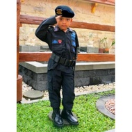 Baju Profesi Anak Pdl Brimob / Baju Brimob Anak